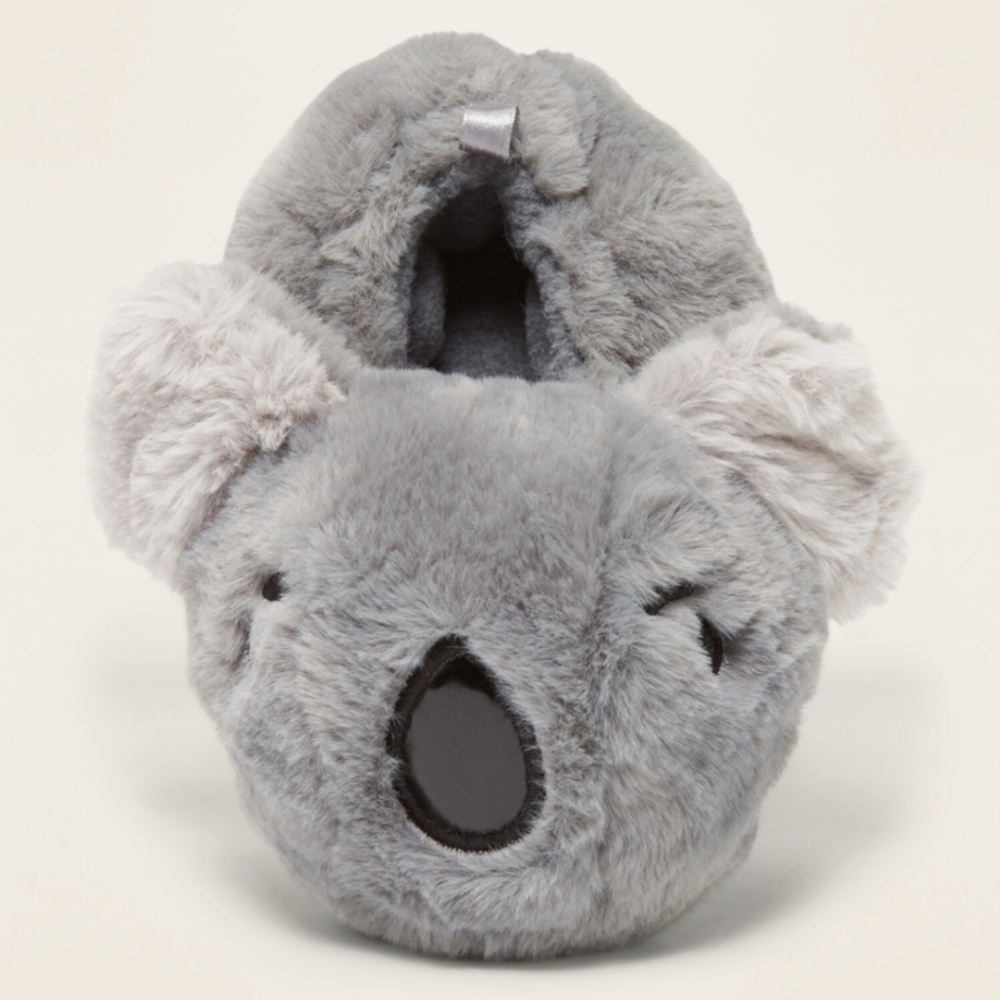 Like NEW Children's Gray Koala Slippers (M 9-10)